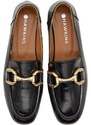 HAWKINS PREMIUM HAWKINS ΓΥΝΑΙΚΕΙΟ ΔΕΡΜΑΤΙΝΟ LOAFER ROM06 BLACK PATENT