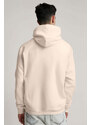 UnitedKind Napoli, Φούτερ με Κουκούλα σε Εκρού Χρώμα