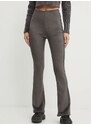 Παντελόνι φόρμας adidas Originals Femme Galore Rib Flared Legging χρώμα: γκρι, JN3024