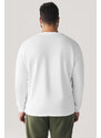 UnitedKind Mont Blanc Minimal, Long Sleeve Μπλούζα σε Λευκό Χρώμα