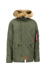 ALPHA INDUSTRIES Χειμερινό μπουφάν 'N3B VF 59' λαδί