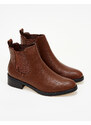 issue Χαμηλά ankle boots με λάστιχο - Κάμελ - 024012
