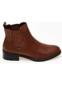 issue Χαμηλά ankle boots με λάστιχο - Κάμελ - 024012
