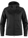 Fjällräven Abisko Grid Fleece Hoodie W Γυναίκες - Φούτερ και μπλούζες με κουκούλα Fjällräven - Μαύρο - F14600184-550-XS