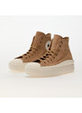 Converse Chuck Taylor All Star Move Platform Colorful Suede Coffee Rum/ Egret/ Black