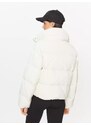 Calvin Klein - Κοντό Γυναικείο Puffer Μπουφάν για Χειμώνα Down Soft Touch Label J20J222235-YBI Λευκό