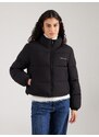 GUESS JEANS Χειμερινό μπουφάν μαύρο / λευκό