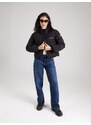 GUESS JEANS Χειμερινό μπουφάν μαύρο / λευκό