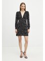 Φόρεμα MICHAEL Michael Kors χρώμα: μαύρο, MF481V47R3