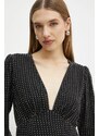 Φόρεμα MICHAEL Michael Kors χρώμα: μαύρο, MF481V47R3