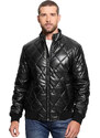 GUESS FAUX LEATHER BOMBER JACKET ΑΝΔΡΙΚΟ M4BL28WGJ60-JBLK
