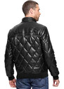 GUESS FAUX LEATHER BOMBER JACKET ΑΝΔΡΙΚΟ M4BL28WGJ60-JBLK