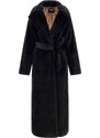 GUESS 'ADA' LONG FAUX FUR ΠΑΛΤΟ ΓΥΝΑΙΚΕΙΟ W4BL02WGHM0-JBLK