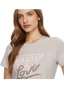 Guess SS CN TRIANGLE LOVE TEE ΜΠΛΟΥΖΑ (W5RI10I3Z14 G9C2)