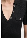 Φόρεμα Guess PAULA χρώμα: μαύρο, W5RK18 Z2U00