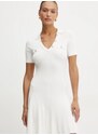 Φόρεμα Guess PAULA χρώμα: μπεζ, W5RK18 Z2U00
