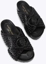 Γυναικείες Παντόφλες Chelsea Drench Cross Strap Kurt Geiger 3973109609-09/BLK/OTHER