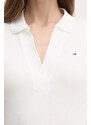 Φόρεμα Tommy Hilfiger χρώμα: άσπρο, WW0WW42567