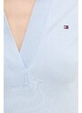 Φόρεμα Tommy Hilfiger χρώμα: μπλε, WW0WW42567
