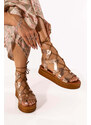 Ligglo Μπρονζέ Flatforms σε Αρχαιοελληνικό Σχέδιο