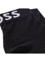 Boss Socks Two Pack With Contrast Logos-Black