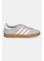 Σουέτ αθλητικά παπούτσια adidas Originals Gazelle Indoor χρώμα: γκρι, JQ0176