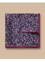 Charles Tyrwhitt Ανδρικό Μαντήλι Τσέπης Floral από Μετάξι σε Μπλε