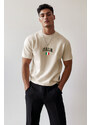 UnitedKind Italia Xi, T-Shirt σε Εκρού Χρώμα