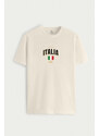 UnitedKind Italia Xi, T-Shirt σε Εκρού Χρώμα