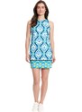 Allegra Carmine Φόρεμα Floral Print σε Μπλε Εμπριμέ