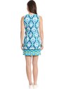 Allegra Carmine Φόρεμα Floral Print σε Μπλε Εμπριμέ