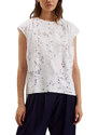 VLEENA PRINTED BURNOUT SLEEVELESS TOP WOMEN TED BAKER