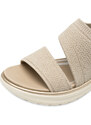 Tamaris Comfort Beige/Gold Ανατομικά Πέδιλα Μπεζ (8-88727-44-499)