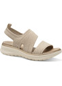 Tamaris Comfort Beige/Gold Ανατομικά Πέδιλα Μπεζ (8-88727-44-499)