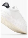 Γυναικεία Παπούτσια Casual Flatf.Mg Άσπρο Δέρμα Calvin Klein