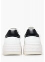 Γυναικεία Παπούτσια Casual Flatf.Mg Άσπρο Δέρμα Calvin Klein