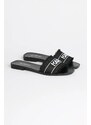Παντόφλες Karl Lagerfeld SKOOT II χρώμα: μαύρο, KL80411