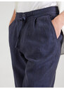 KnowledgeCotton Apparel Παντελόνι πλισέ σκούρο μπλε