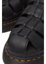Δερμάτινα σανδάλια Dr. Martens Wrenlie χρώμα: μαύρο, DM31524001
