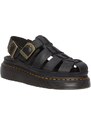 Δερμάτινα σανδάλια Dr. Martens Wrenlie χρώμα: μαύρο, DM31524001