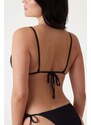 GUESS Bikini Top 4G Rhinestone Triang E5GJ13MC040 jblk jet black a996