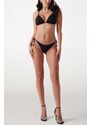 GUESS Bikini Top 4G Rhinestone Triang E5GJ13MC040 jblk jet black a996