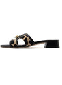 PONY SKIN ANIMAL PRINT FLAT MULES WOMEN MOURTZI