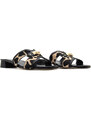 PONY SKIN ANIMAL PRINT FLAT MULES WOMEN MOURTZI