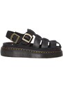 Δερμάτινα σανδάλια Dr. Martens Wrenlie χρώμα: μαύρο, DM31524001