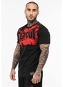 Tapout Μπλουζάκι 'Splashed' κόκκινο / μαύρο