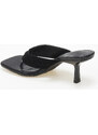 issue Mules δίχαλο με λεπτό τακούνι - Μαύρο - 032011