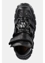 Δερμάτινα αθλητικά παπούτσια New Rock NOMADA NEGRO, TOWER NEGRO ACERO χρώμα: μαύρο, M.285C.S1