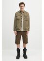 Μπλουζάκι Barbour Barbour Calton Linen Blend OS Fit T-Shirt χρώμα: μπεζ, MTS1404