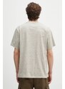 Μπλουζάκι Barbour Barbour Calton Linen Blend OS Fit T-Shirt χρώμα: μπεζ, MTS1404
